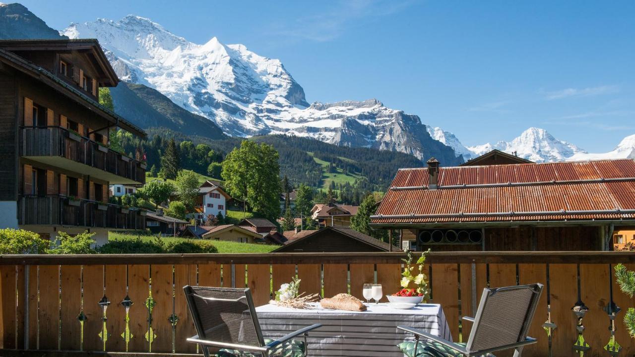 Les Residences Waldbort Wengen Exterior foto